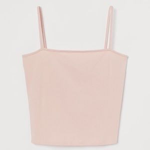 H&M Short Camisole Top/Crop tops/Powder Pink